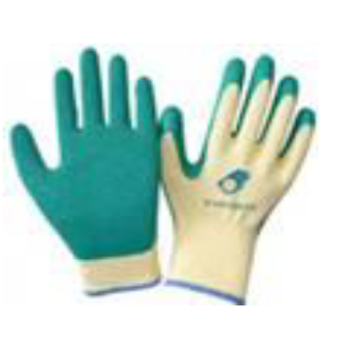 SANTEX GUANTE VERDE TRAB. LATX-ALG T10/XGDE C/12 GUANTES